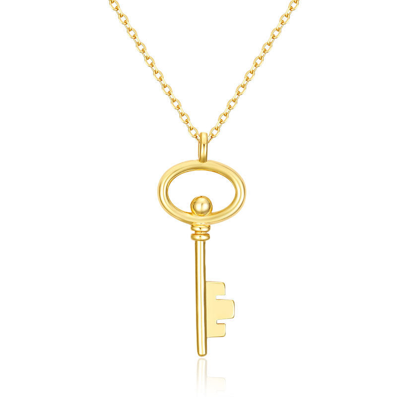 Key Pendant Necklace – Minimalist Gold Jewelry | Meaningful Gift