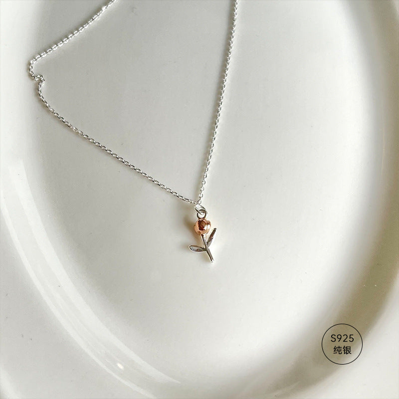 Tulip Pendant Necklace – Elegant Minimalist Jewelry Gift for Women